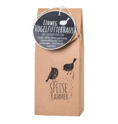 Vogelfutterhaus Speisekammer Einweg-Vogelfutterhaus Einweg-Vogelfutterhaus