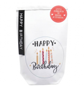 Wundert&uuml;te 63456 , "Happy Birthday", 9x11cm (BxL), in Papiert&uuml;te