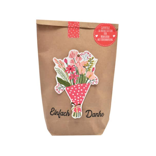 4250144778112 - Wundertüte 63429  Einfach Danke 14x22cm (BxL) in Papiertüte 4250144778112 WUNDERLE