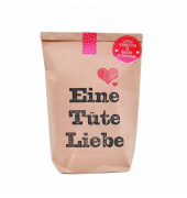 Wundert&uuml;te 63508 , "Eine T&uuml;te Liebe", 14x22cm (BxL), in Papiert&uuml;te