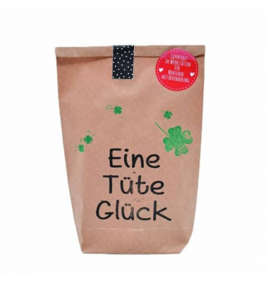 Wundert&uuml;te 63510 , "Eine T&uuml;te Gl&uuml;ck", 14x22cm (BxL), in Papiert&uuml;te