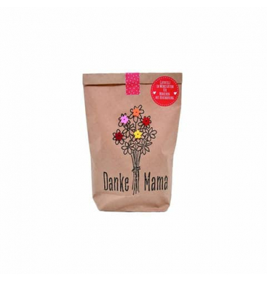 Wundert&uuml;te 63517 , "Danke Mama", 14x22cm (BxL), in Papiert&uuml;te