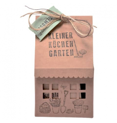 Kräuter Gartenhaus braun Pflanz-Set Kräuter Gartenhaus braun Pflanz-Set
