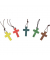 Halskette mit Holzkreuz sort. Halskette Halskette