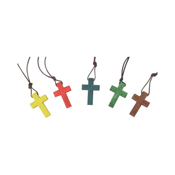 10 Stück Alpedia Halskette mit Holzkreuz sort. Halskette Halskette 4250319244923 HEAD
