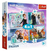 Puzzle 4in1 Frozen