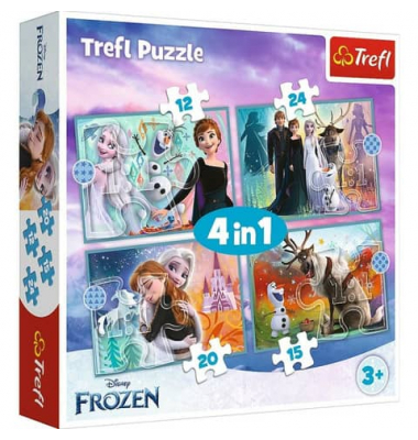 Puzzle 4in1 Frozen