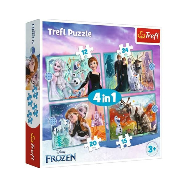 5900511343816 - Puzzle 4in1 Frozen 5900511343816 TREFL 5900511343816 - Puzzle 4in1 Frozen 5900511343816 TREFL