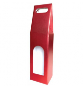 Geschenktasche WK 219-550/1, Weihnachten, für 1 Flasche mit Griff, 60mm x 335mm