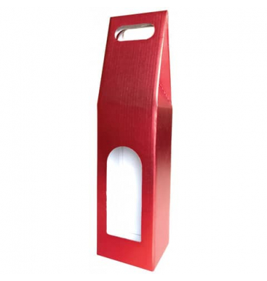 Geschenktasche WK 219-550/1, Weihnachten, für 1 Flasche mit Griff, 60mm x 335mm