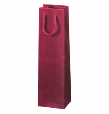 Geschenktasche WK/1 RED, allgemein, mit Tragekordel, 75mm x 335mm