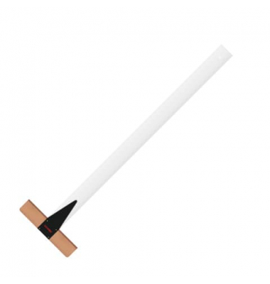 Reißschiene 100 cm ohne Teilung, glasklares Plexiglas