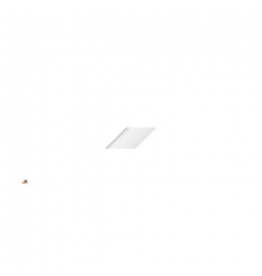 Reißschiene 70 cm mit Teilung, glasklares Plexiglas