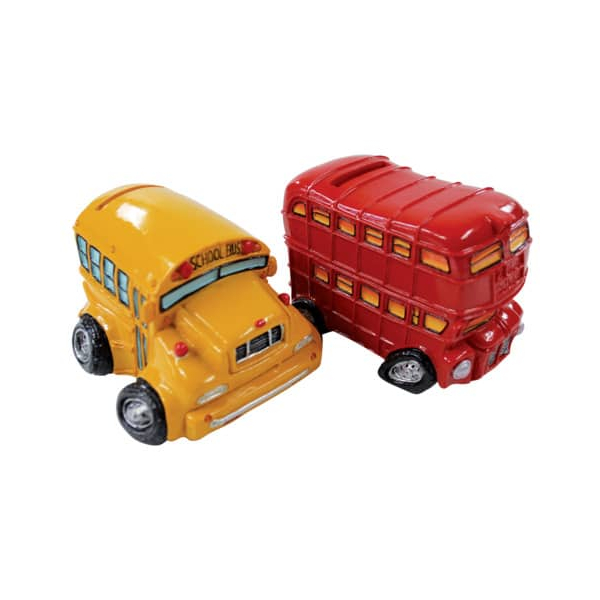 2 Stück PBs Spardose Bus (klein) 41497 , Bus 9004546414971 PBs