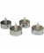 LED-Teelicht 46722 ohne silber 3x1,2cm 