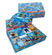 Notizblock 1310106-99 Tiere Meer, Tier, blanko, 6,4x8,25cm, 70g, sortiert, 40 Blatt