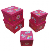 Geschenkkarton Kind Fee pink Geschenkkarton Kind Fee pink