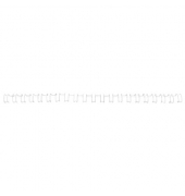 Drahtbinder&uuml;cken WireBind21 IB165184, 3:1, 34 Ringe auf A4, wei&szlig;, 8mm