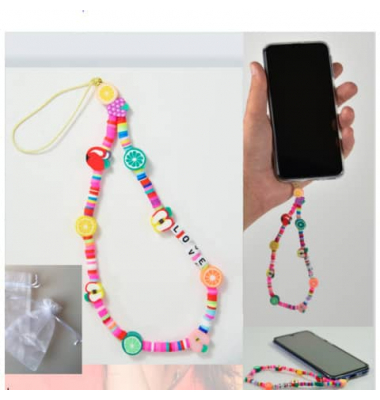 Handy Kette Love und Früchte Handy-Kette Handy-Kette Handy Kette Love und Früchte Handy-Kette Handy-Kette