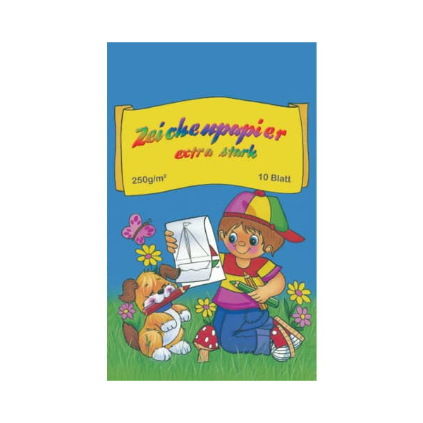 10 Stück Penig Zeichenkarton A4 250g 4019333022609 Penig 10 Blatt