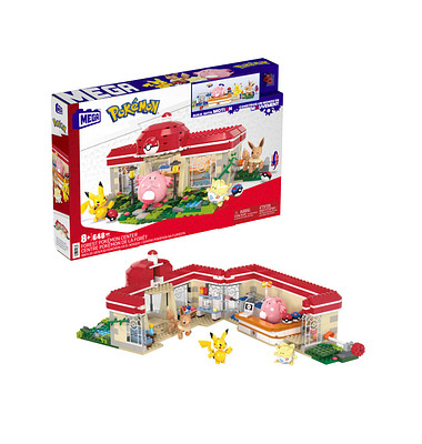 Mattel GAMES Mega HNT93 Waldspaß Pokémon-Center Bausatz