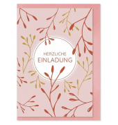 Einladungskarten 54-025 115mm x 165mm (BxH) Schriftzug Einladung bunt Einladungskarten 54-025 115mm x 165mm (BxH) Schriftzug Einladung bunt