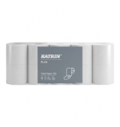 Toilettenpapier Plus Toilet Paper 180, ohne, 77755, 4-lagig, wei&szlig;, 180 Blatt / Rolle,