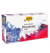 6 KREUL Pouring Acrylfarben farbsortiert