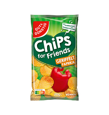 Paprika geriffelt Chips 200,0 g Chips Paprika geriffelt Chips 200,0 g Chips