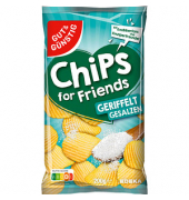 Salz geriffelt Chips 200,0 g Chips