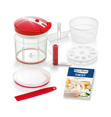 9 Genius Gemüseschneider Nicer Dicer Twist