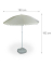 Sonnenschirm rund beige