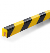 1127 130 Profilleiste Kanten E8 8x19mm gelbschw Warn-Profilleiste