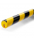1126 130 Profilleiste Kanten E8R 8x20mm gelbsw Warn-Profilleiste