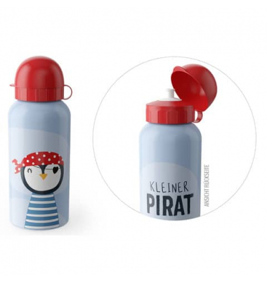 537333 Trinkflasche Kinder 400ml Pirat