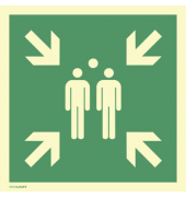 2244363 Hinweisschild Sammelstelle Alu ISO7010