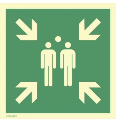 2244363 Hinweisschild Sammelstelle Alu ISO7010