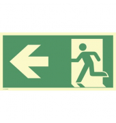 2244367 Schild Rettungsweg links sk ISO7010