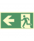 2244367 Schild Rettungsweg links sk ISO7010