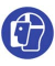 2244325 Schild Gesichtsschutz benutzen ISO7010