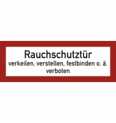 2244343 Schild Rauchschutztür Folie Verbotsschild