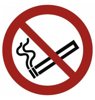 2244347 Schild Rauchen verboten ISO7010 Verbotsschild