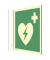 2248153 Fahnenschild Defibrillator AED Fahnenhinweisschild