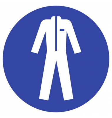 2244322 Schild Schutzkleidung benutzen ISO 7010
