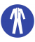 2244322 Schild Schutzkleidung benutzen ISO 7010