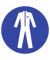 2244322 Schild Schutzkleidung benutzen ISO 7010