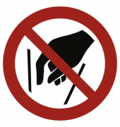 2244351 Schild Hineinfassen verboten ISO 7010 Verbotsschild