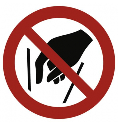 2244351 Schild Hineinfassen verboten ISO 7010 Verbotsschild