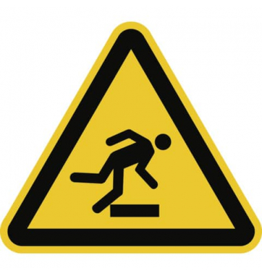 2244356 Schild Warnung vor Hindernissen am Boden