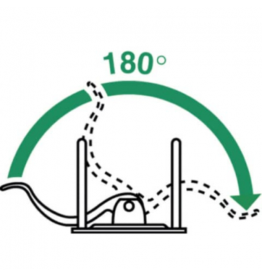 Ordner Active 1106-00-26, A4 82mm breit Kunststoff vollfarbig, glänzend, gemustert rot